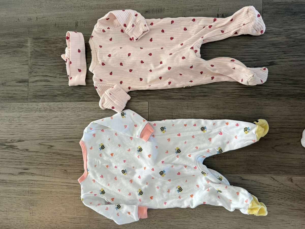 2 Sleepers - Lady Bugs & Little Sister (315), Kids 6 Month (3-6M)