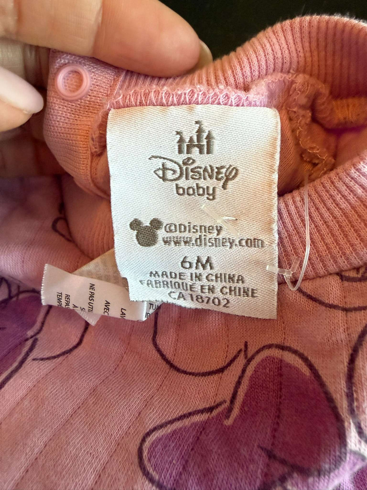 Disney Baby Minnie Mouse Outfit – 6M (317), Kids 6 Month (3-6M)
