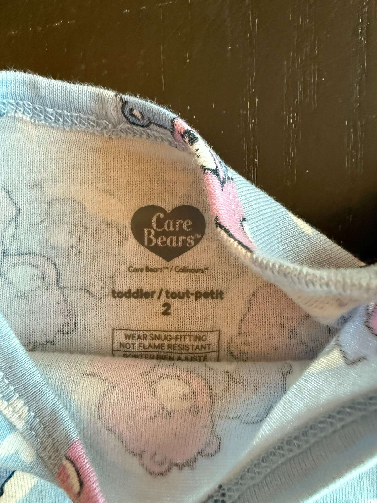Care Bears Pajama Set – 2T (319), Kids 2T