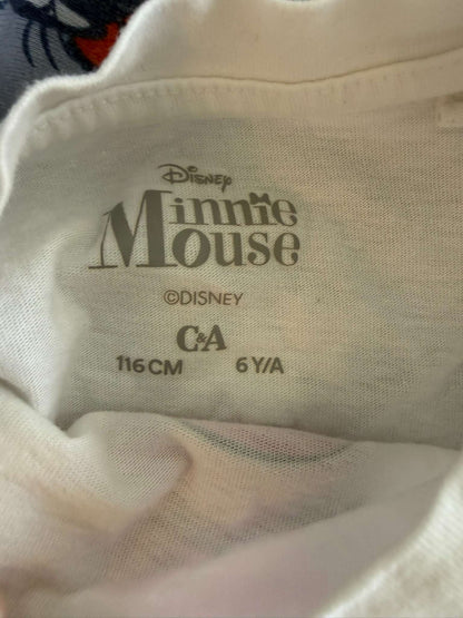 2 Disney Tops – Mickey & Friends Sweatshirt + Minnie Tee (6-7)  (305), Kids 6/6X