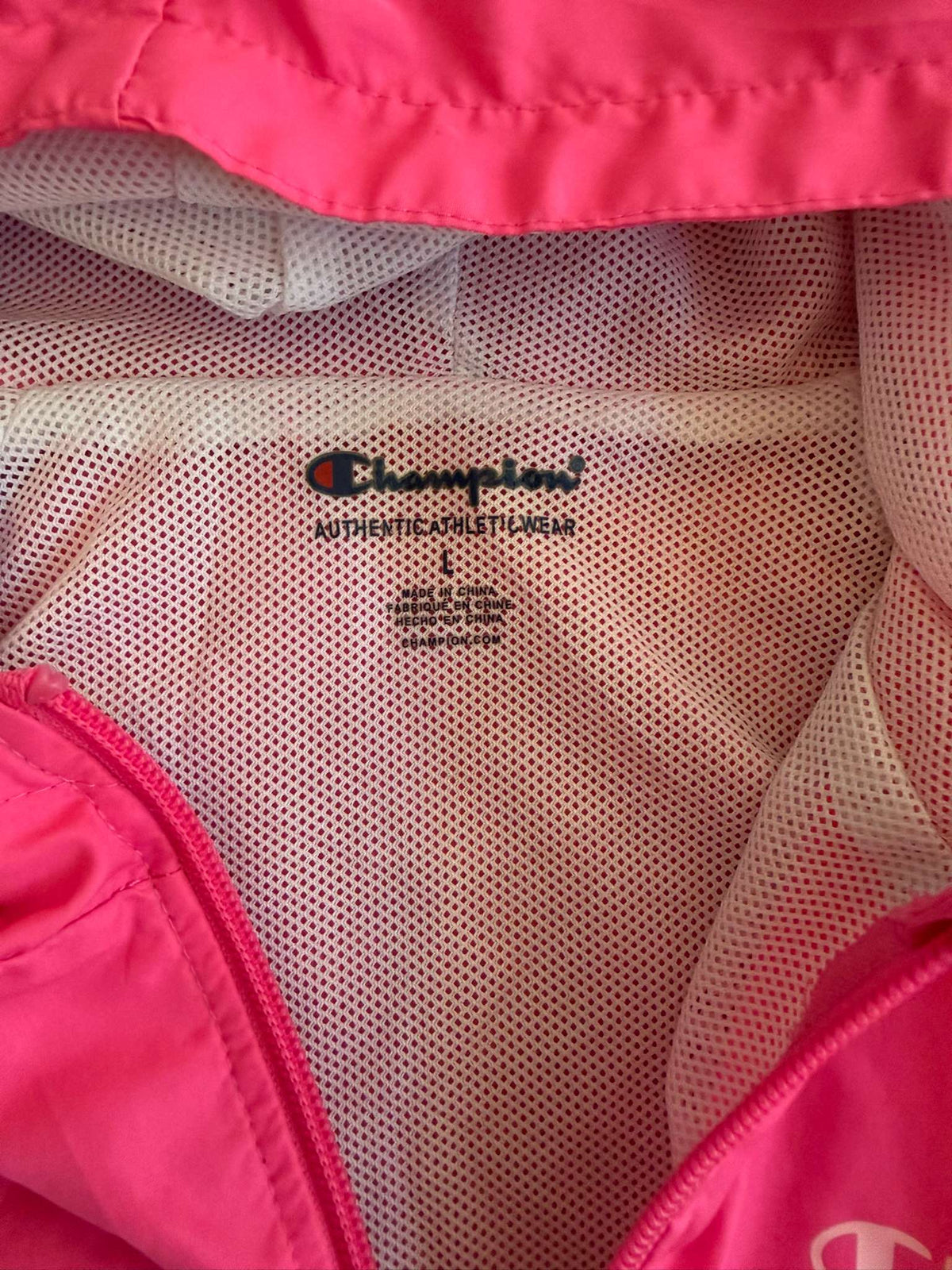 Champion Windbreaker Jacket Little Kids Girls Size L, Kids 10