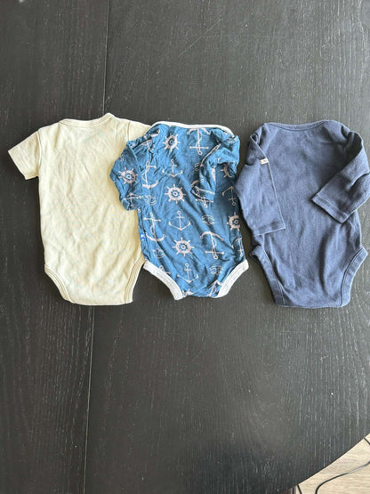 3 Boys Onesies 0-3M – The Littlest, Baby Gap & KicKee Pants (301), Kids 3 Month (0-3M)