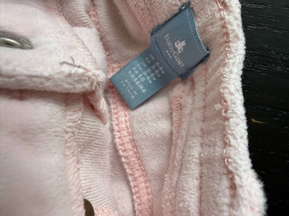 3-6M Girl Outfit – The Littlest Ribbed Onesie & Baby Gap Velour Pants (299), Kids 6 Month (3-6M)