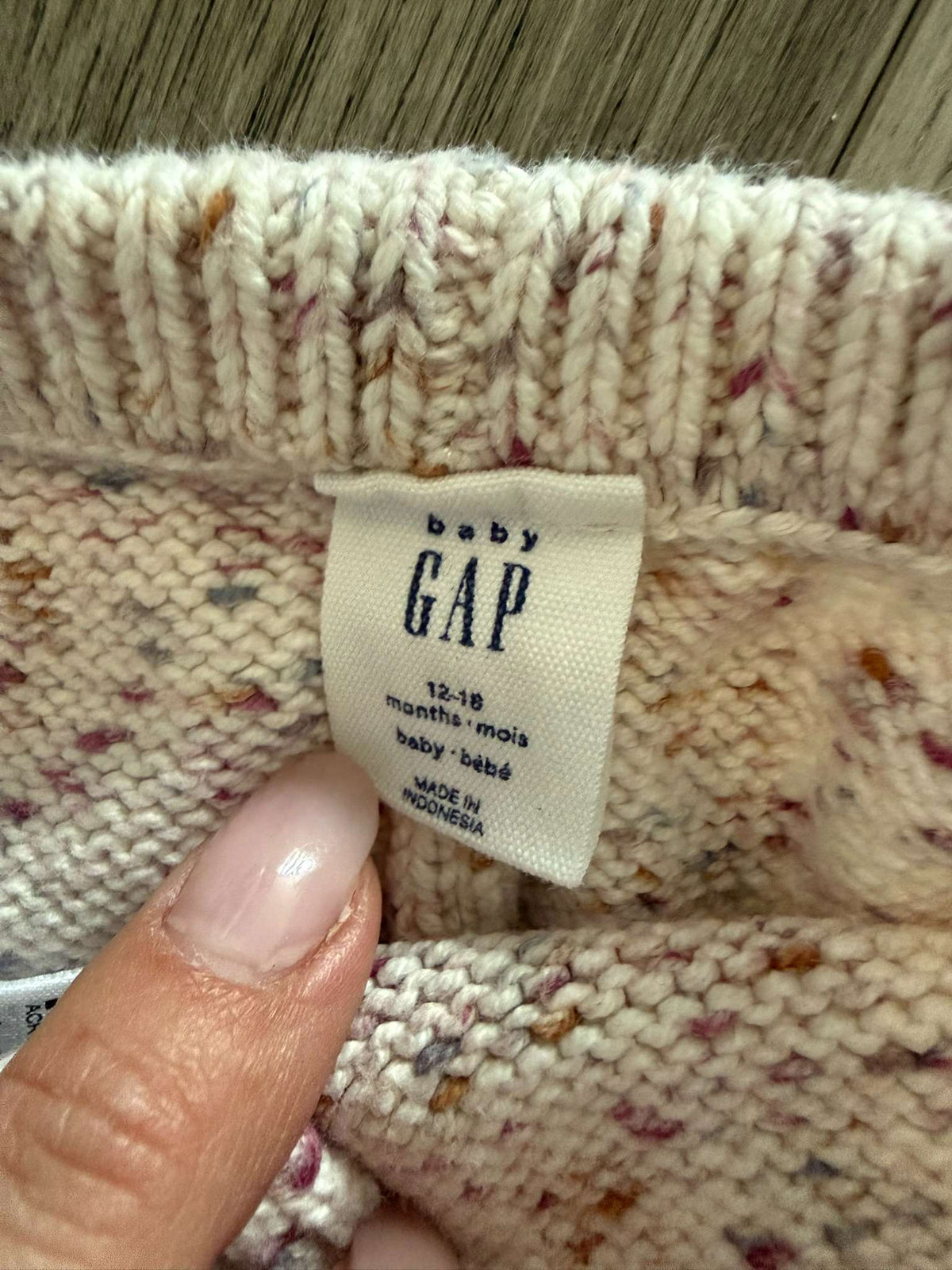 2 Cozy Pants 12-18M – Baby Gap Knit & Carter's Sparkle Joggers (297), Kids 18 Month (12-18M)
