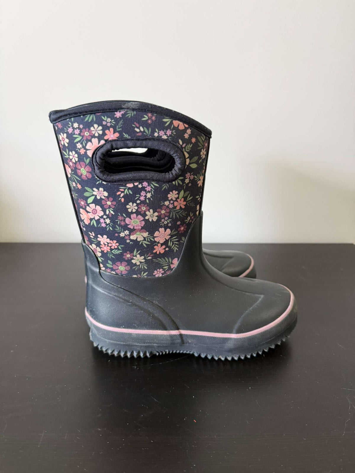 George Girls Floral Neoprene Rain/Mud Boots – Size 12 (272), Shoes 12 (Toddler:2-4yr)