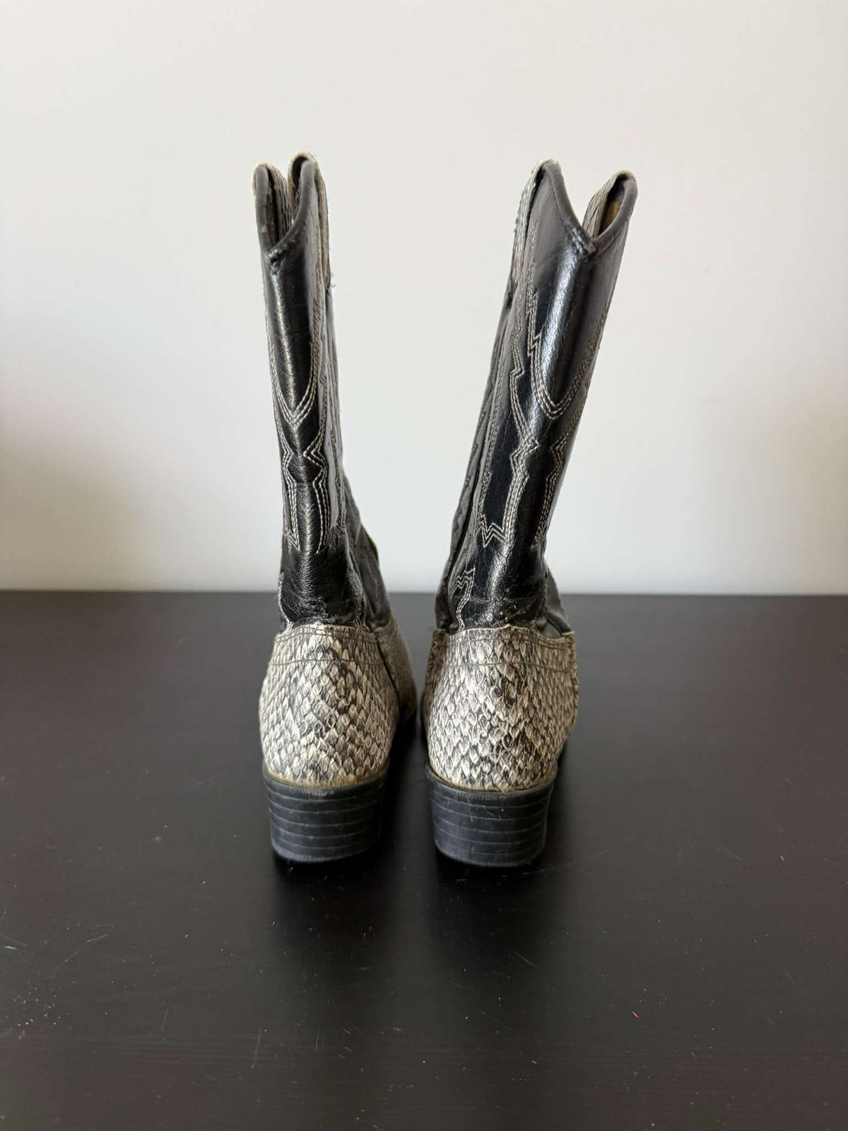 Kids Snakeskin Print Cowboy Boots – Approx. Size 10 (269), Shoes 10 (Toddler:2-4yr)