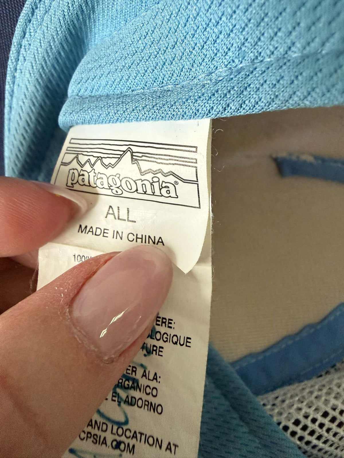 Patagonia Kids Trucker Hat - Blue Print (#336)