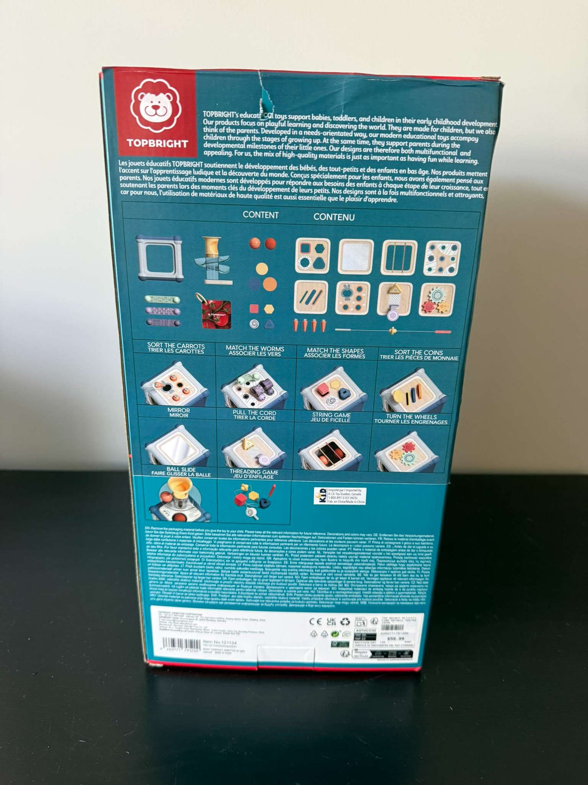 Topbright Motoric Master 10-in-1 Activity Cube (#337)