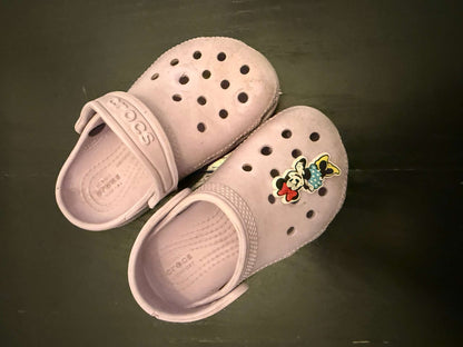 Crocs Toddler Classic Clog - Lavender, Size 8 (#339), Shoes 8 (Toddler:2-4yr)