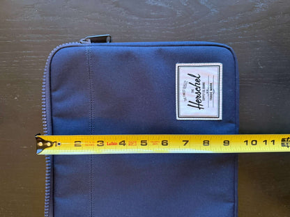 Herschel Navy Padded Tablet Sleeve - Fits 11" iPad (#279)