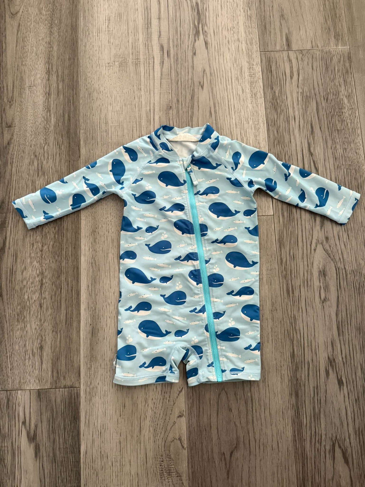 Jan & Jul Whale Print One-Piece Swimsuit - 18-24M (#284), Kids 24 Month (18-24M)