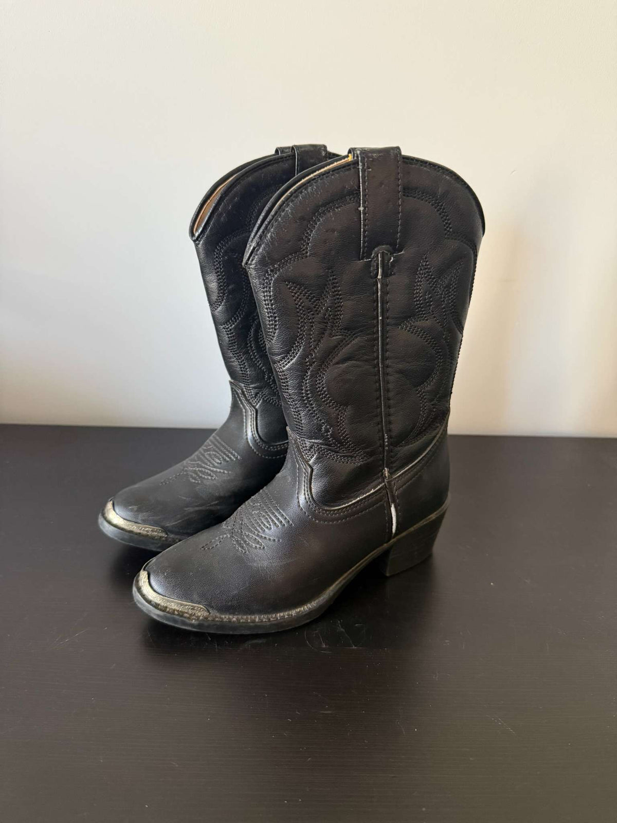 Durango Kids Black Western Cowboy Boots - Size 11 (#280), Shoes 11 (Toddler:2-4yr)