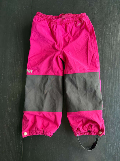 Helly Hansen Kids Waterproof Rain Pants - Pink, Size 3 (#293), Kids 3T