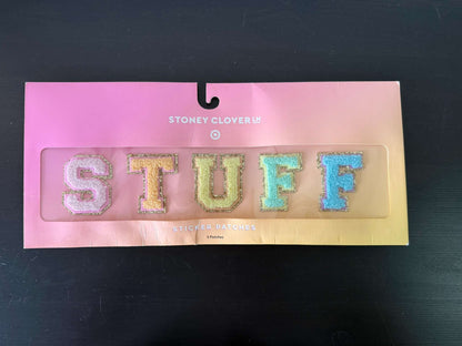 Stoney Clover Lane x Target "STUFF" Chenille Sticker Patches - New in Package (#243)