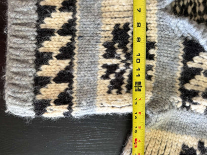 Kids Vintage Hand-Knit Cowichan Style Wool Sweater 2T/3T, Kids 2T