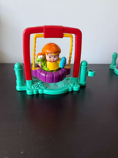 Fisher-Price Little People Fun Sounds Playground with 3 Figures & Tricycle (#210)