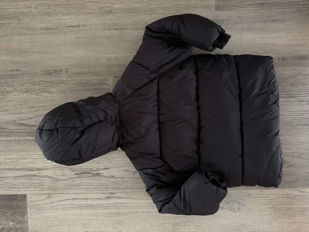 Zara Kids Black Hooded Puffer Coat - Size 4-5 Years (#267), Kids 4/4T
