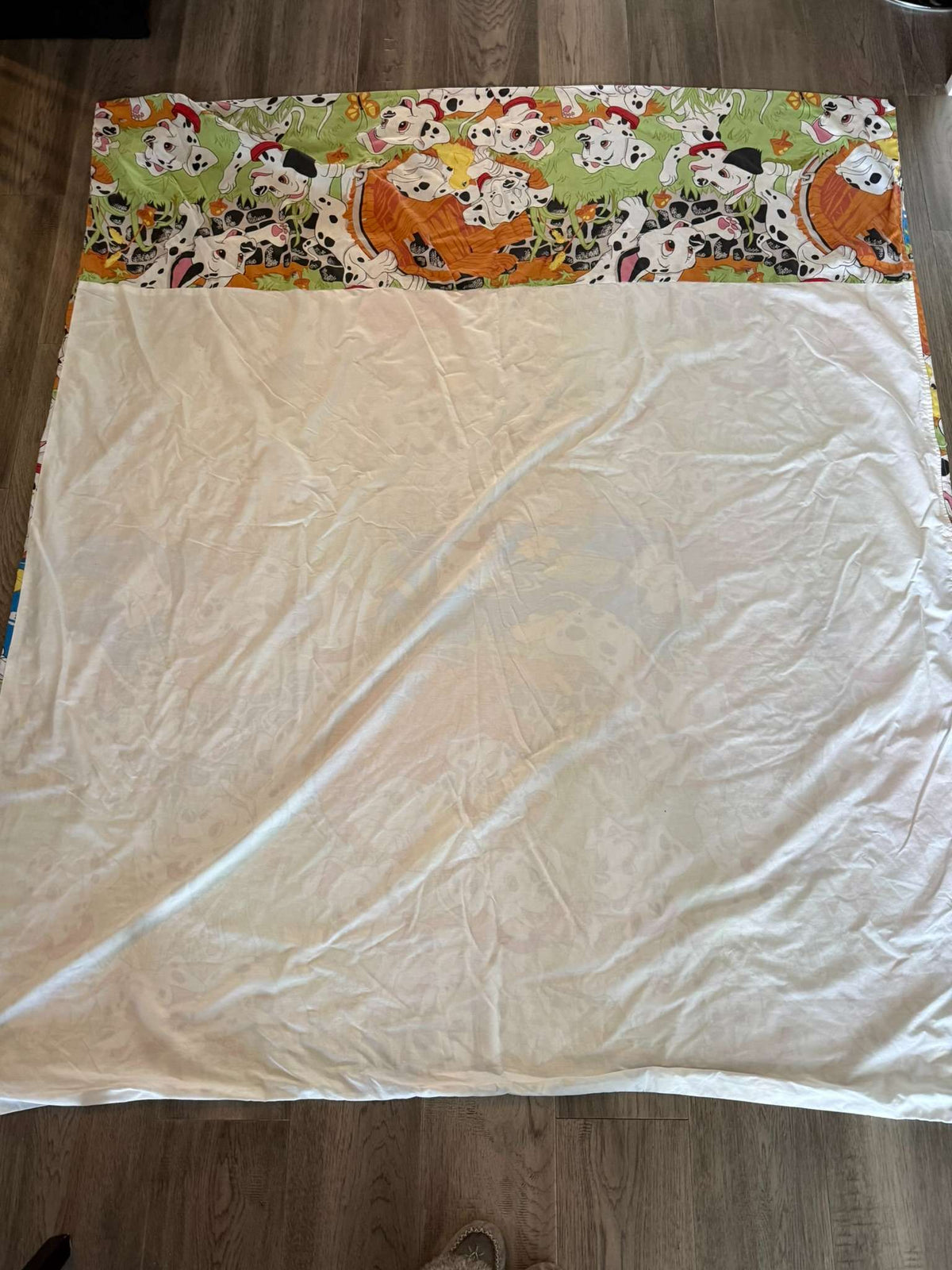 Vintage 90s Disney 101 Dalmatians Twin Sheet Set - Flat, Fitted & 3 Pillowcases (#37)