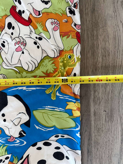 Vintage 90s Disney 101 Dalmatians Twin Sheet Set - Flat, Fitted & 3 Pillowcases (#37)