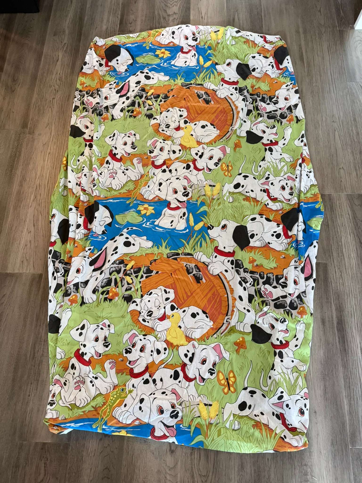 Vintage 90s Disney 101 Dalmatians Twin Sheet Set - Flat, Fitted & 3 Pillowcases (#37)