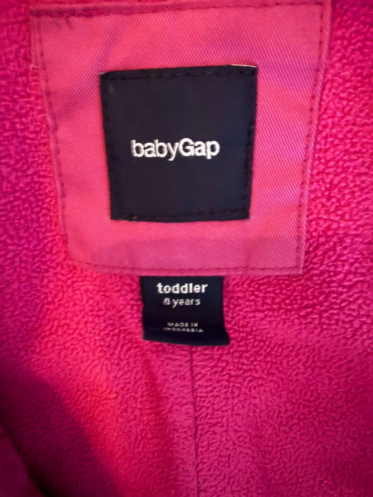 babyGap Pink Quilted Hooded Jacket - Toddler 4 Years (#228), Kids 4/4T