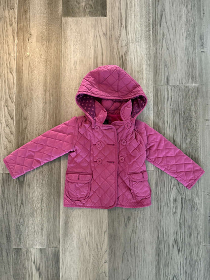 babyGap Pink Quilted Hooded Jacket - Toddler 4 Years (#228), Kids 4/4T
