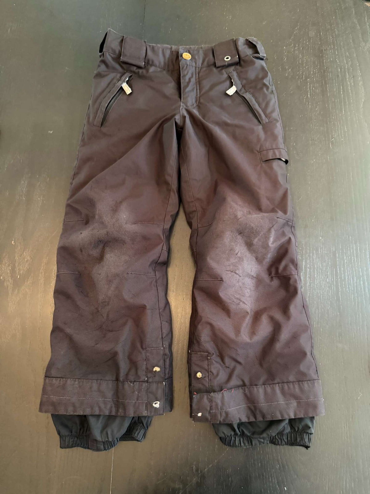 Burton Girls Black Snow Pants - Adjustable, Size 2T (#200), Kids 2T