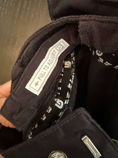 Burton Girls Black Snow Pants - Adjustable, Size 2T (#200), Kids 2T