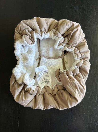 Cozy Cover Infant Car Seat Cover - Tan with Sherpa Lining (#153)