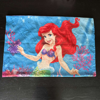 Disney The Little Mermaid Reversible Pillowcase - Ariel / Sebastian & Flounder (#29)