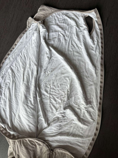 Kyte Baby Bamboo Sleep Bag 0.5 TOG - Oat - Size M (#344), 6-12 Months (Medium)