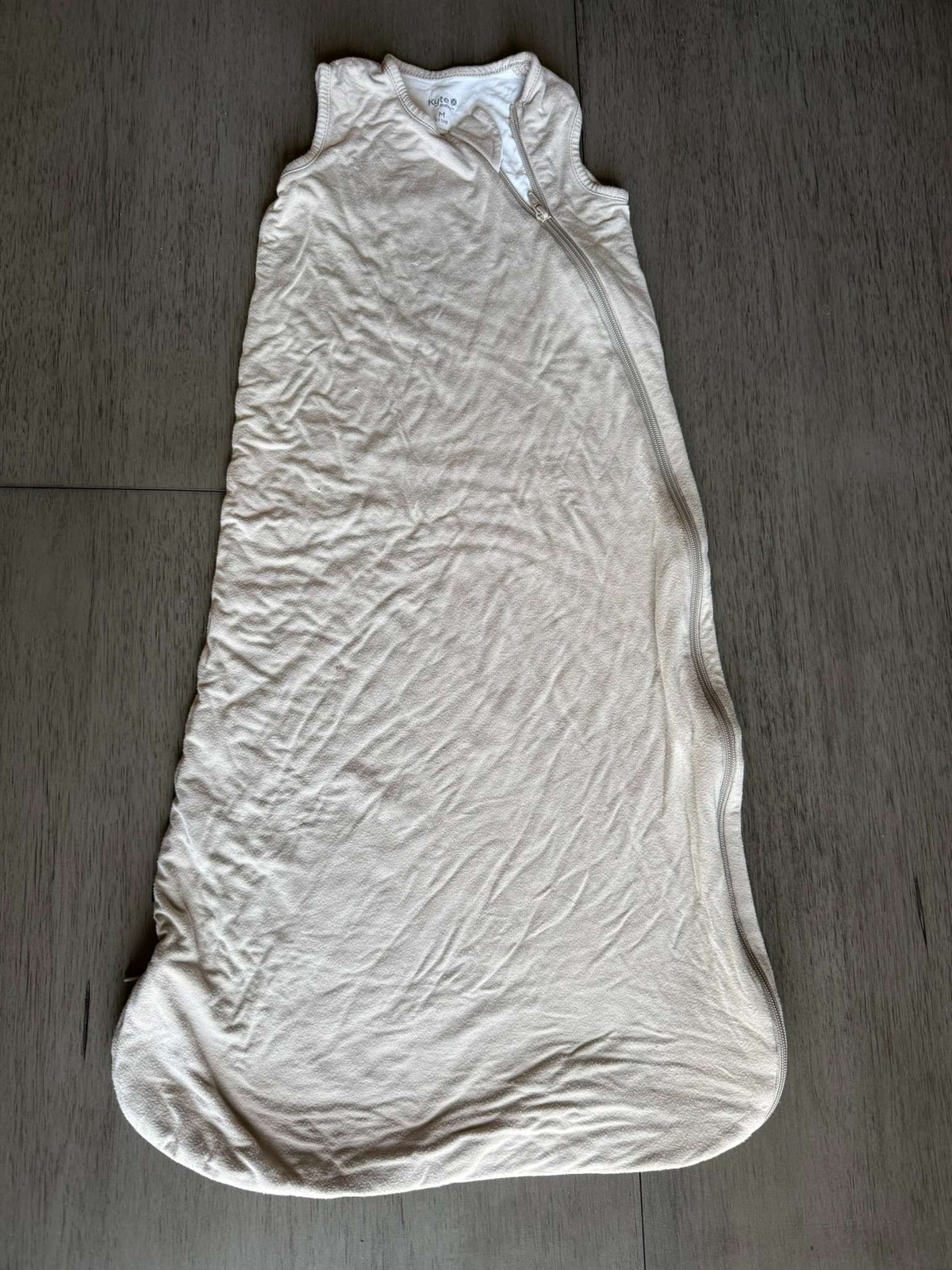Kyte Baby Bamboo Sleep Bag 0.5 TOG - Oat - Size M (#344), 6-12 Months (Medium)