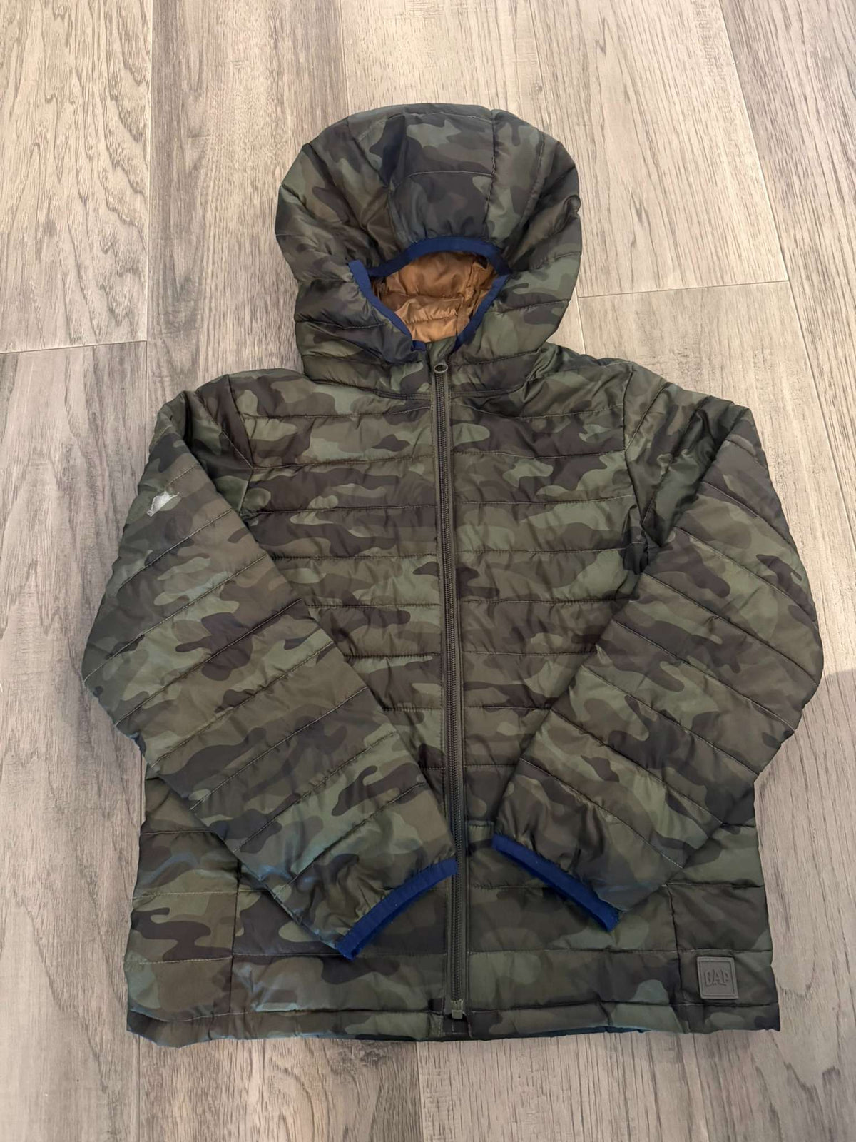 Gap Kids Camo Lightweight Puffer Jacket - Size M (8) (#6), Kids 8