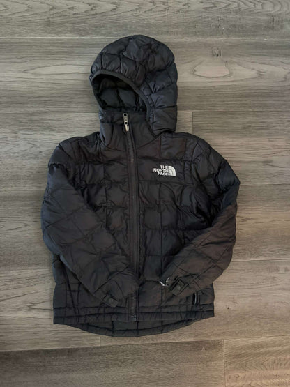 The North Face ThermoBall Hooded Puffer Jacket - Black - Boys Size S (7/8) (#4), Kids 8