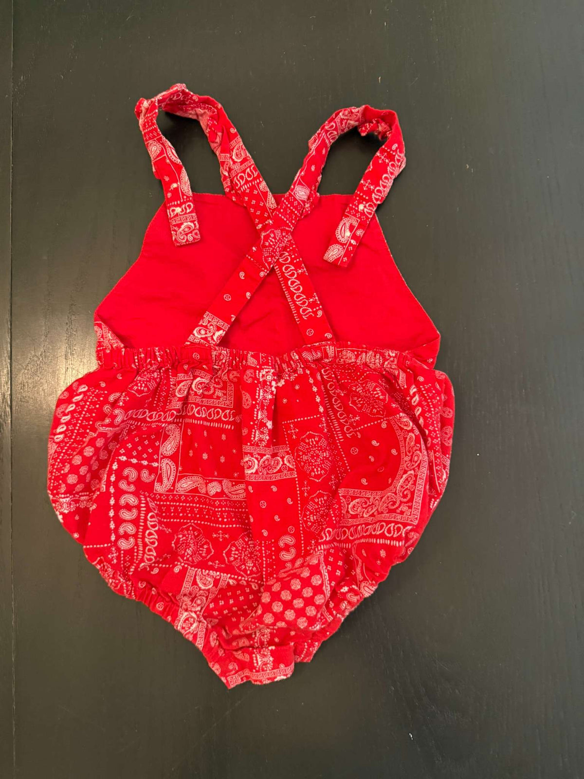 Baby B'gosh Red Bandana Bubble Romper 18M, Kids 18 Month (12-18M)