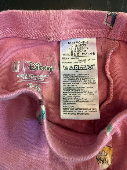Disney GAP Pjs 12-18m, Kids 18 Month (12-18M)
