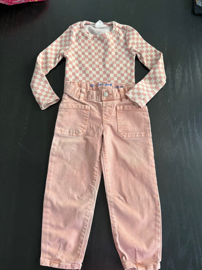 Girls Zara & Cat n Jack Pink Outfit Size 4T, Kids 4/4T
