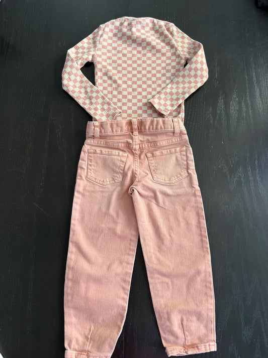 Girls Zara & Cat n Jack Pink Outfit Size 4T (135), Kids 4/4T