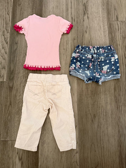 Girls Minnie Mouse Lot Size 12-18 months - 8 ITEMS (116), Kids 18 Month (12-18M)