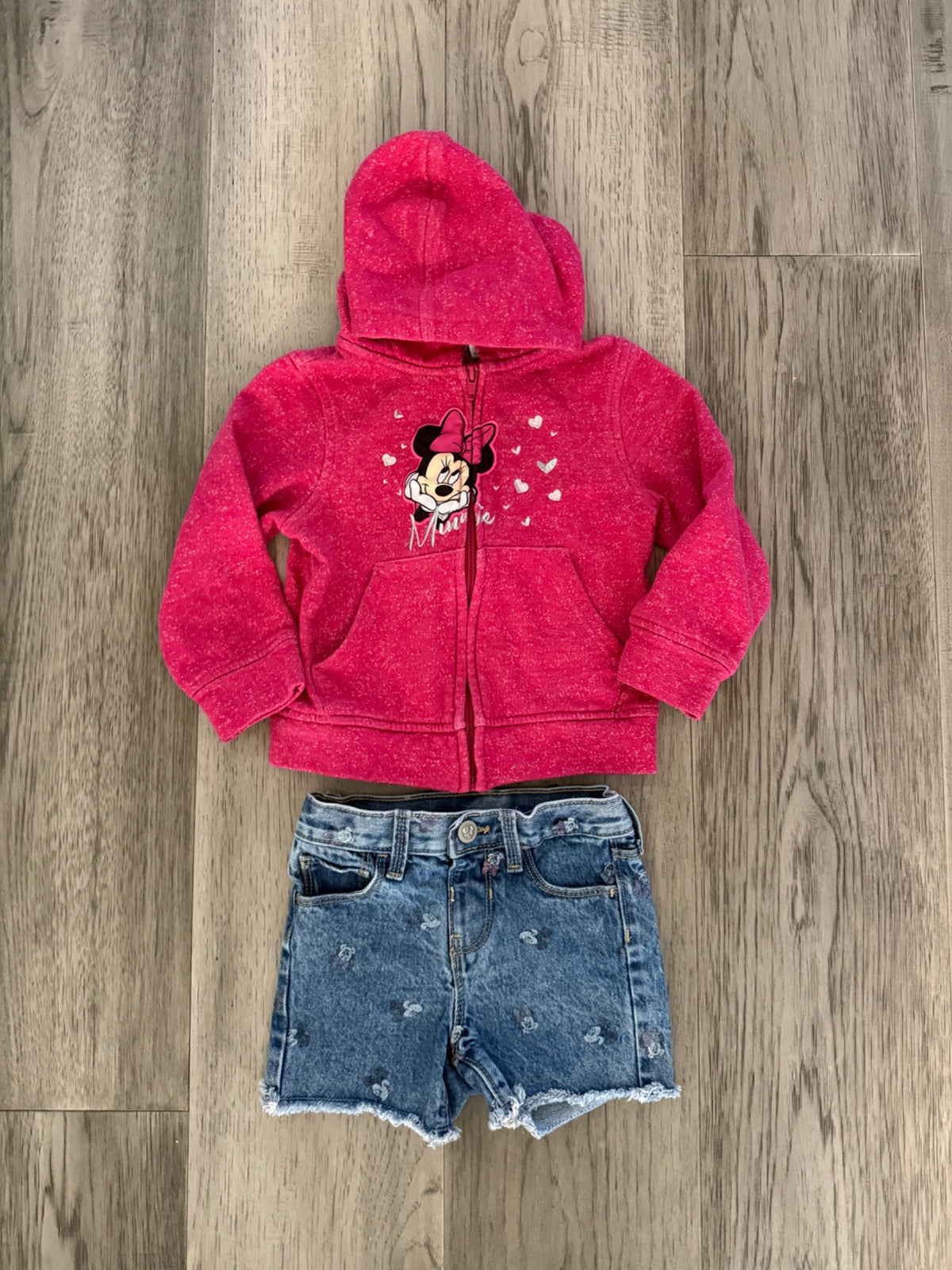 Girls Minnie Mouse GAP Shorts and Disney Hoodie 4T (123), Kids 4/4T