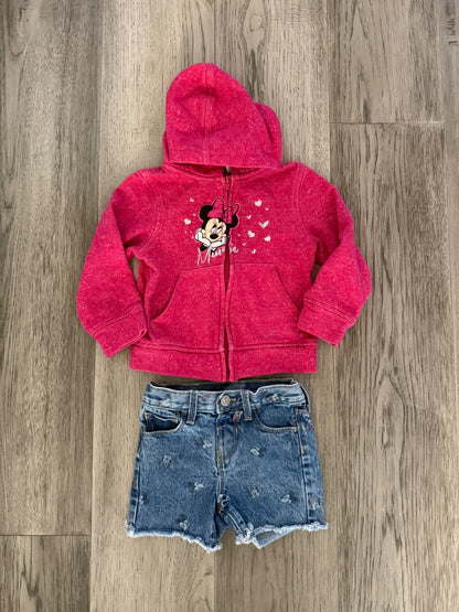 Girls Minnie Mouse GAP Shorts and Disney Hoodie 4T (123), Kids 4/4T