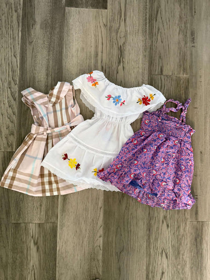 3 Girls Spring/Summer Dress Bundle 2T (125), Kids 2T