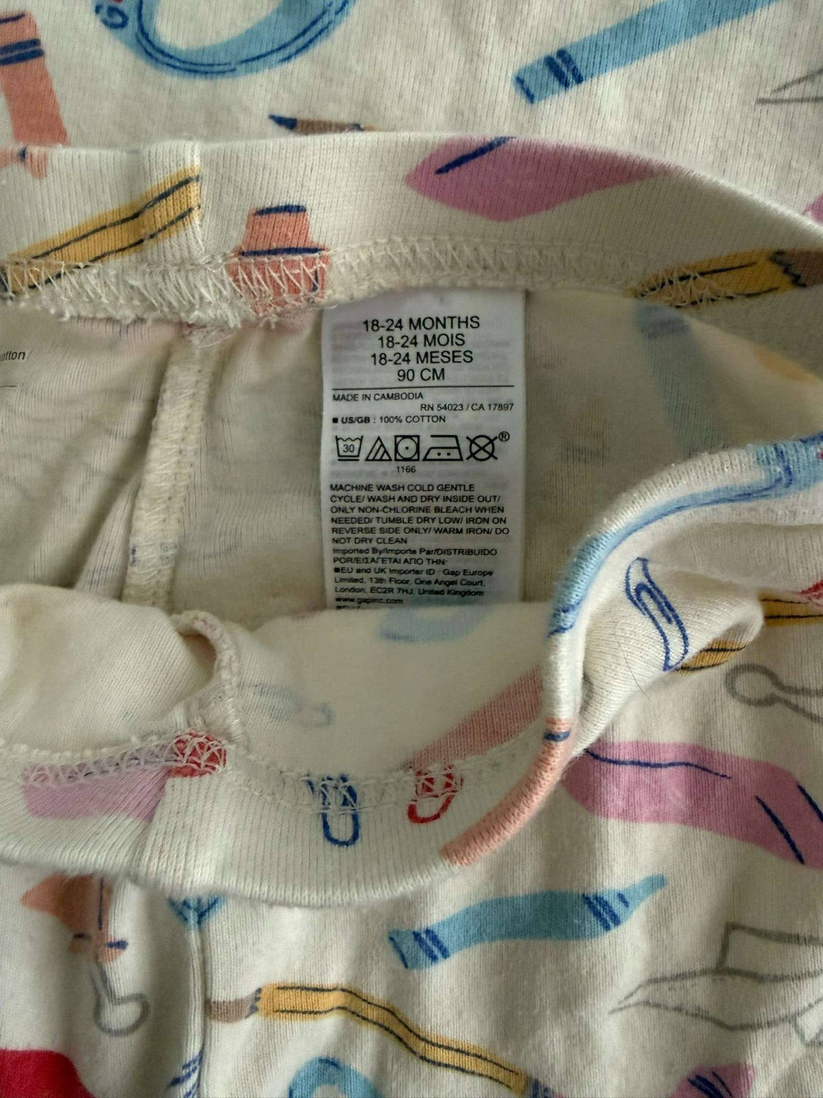 Girls GAP PJs 18-24 Months Bundle (107), Kids 24 Month (18-24M)