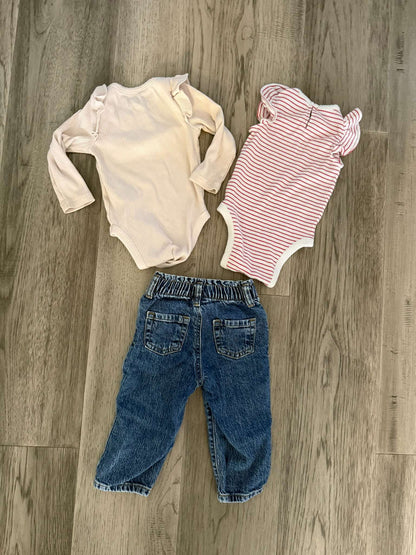 GAP Onesies & Cat n Jack Jeans 12-18 Months Bundle (108), Kids 18 Month (12-18M)