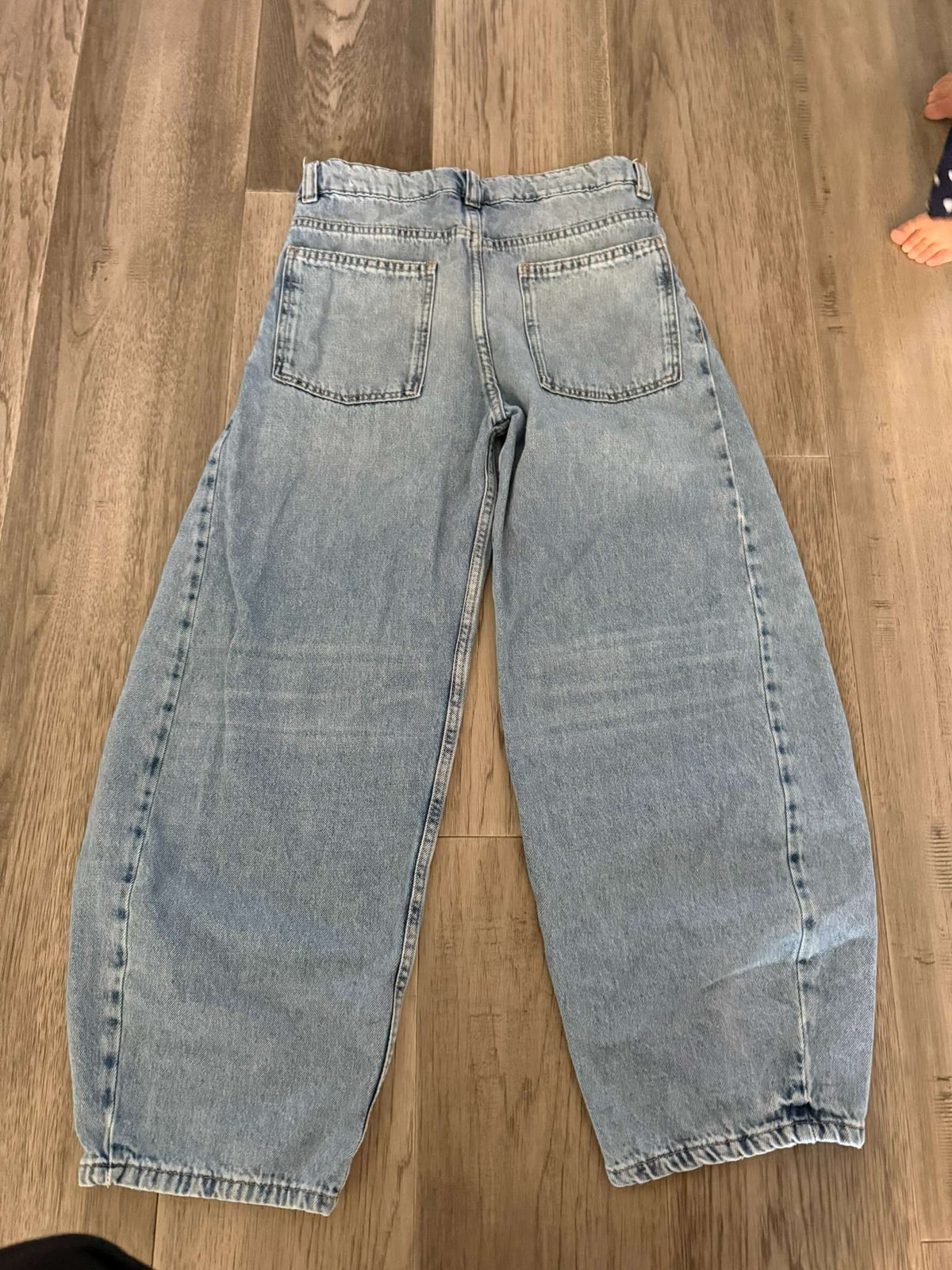Zara Kids Barrel / Balloon Jeans & Black Wide Leg Jeans, Size 13–14 (164 cm), Kids 14