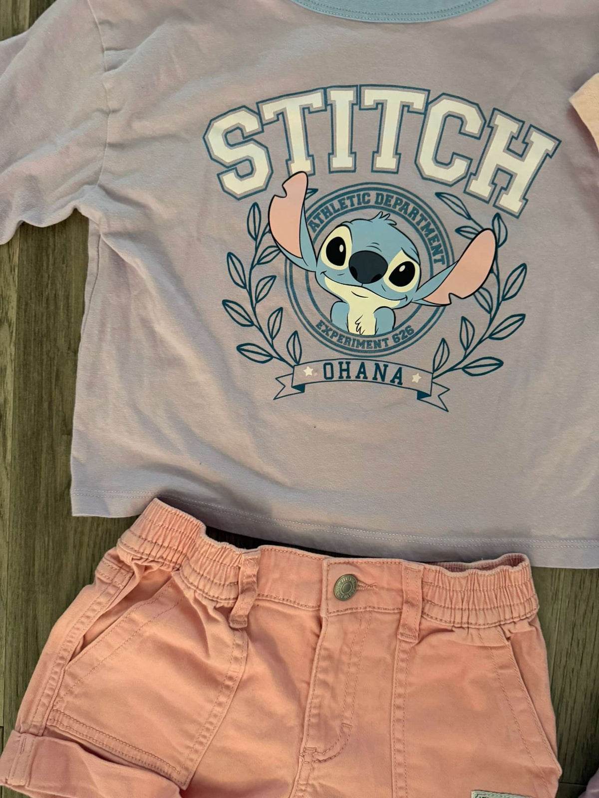 Stitch T-Shirt Bundle & Shorts 6/7 (114), Kids 6/6X