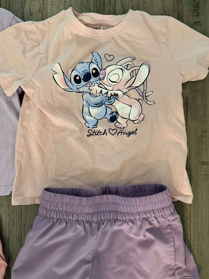 Stitch T-Shirt Bundle & Shorts 6/7 (114), Kids 6/6X