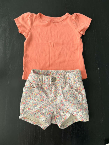 GAP Shorts & Carter Top Girls Outfit 18months (118), Kids 24 Month (18-24M)