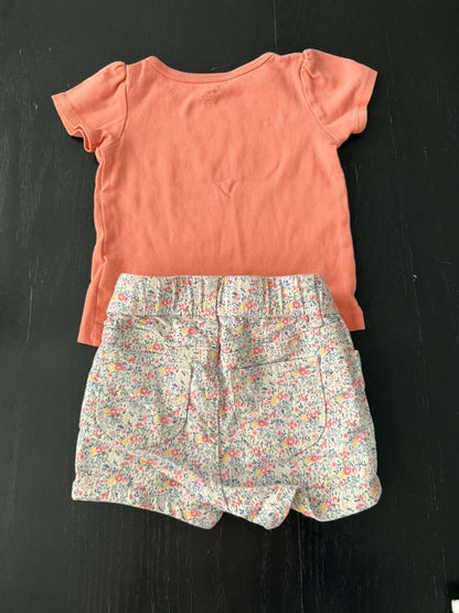GAP Shorts & Carter Top Girls Outfit 18months (118), Kids 24 Month (18-24M)
