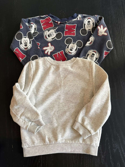 2 Disney 5T Joe Fresh Mickey Mouse Sweatshirts (136), Kids 5/5T